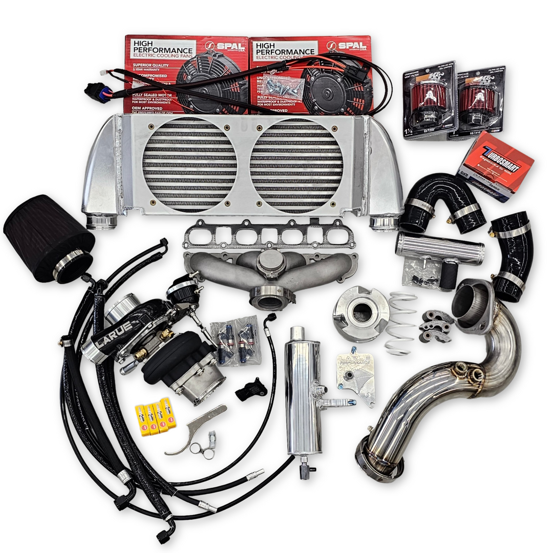 LaRue Performance entry level turbo kit for the 4 cylinder Polaris RZR Pro R