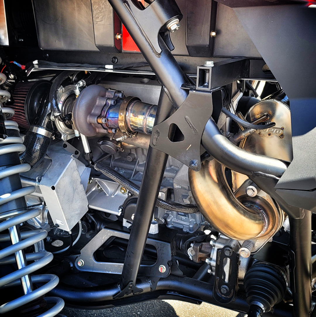 RPM Performance Polaris RZR E-Valve Pro R Chambered 3" Performance Exhaust - Electric Valve Muffler for LaRue Performance Entry Level Turbo Kit
