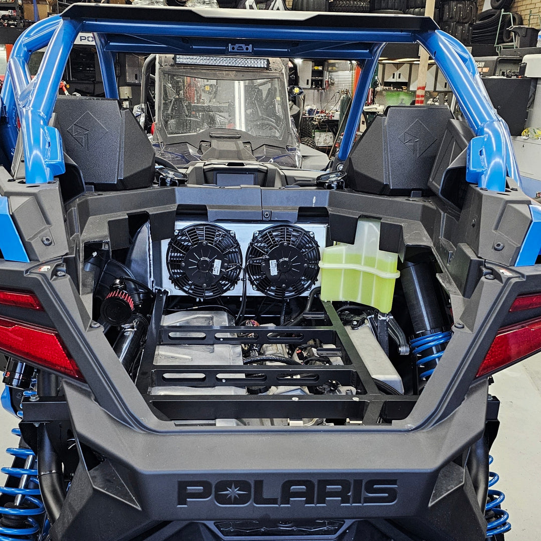 LaRue Performance entry level turbo kit for the 4 cylinder Polaris RZR Pro R