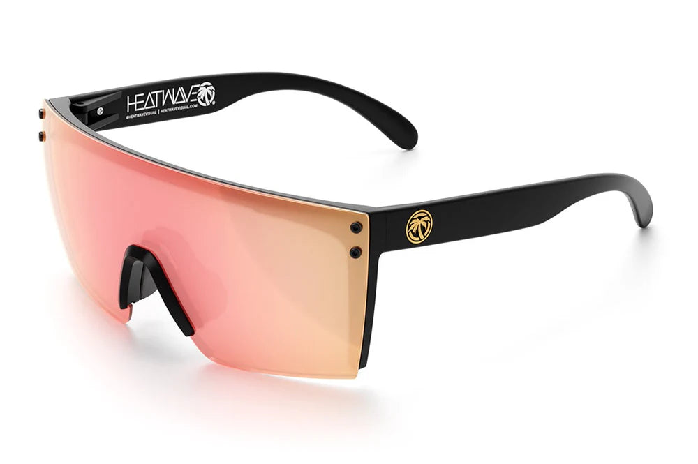 HEATWAVE LAZER FACE SUNGLASSES: ROSE GOLD Z.87