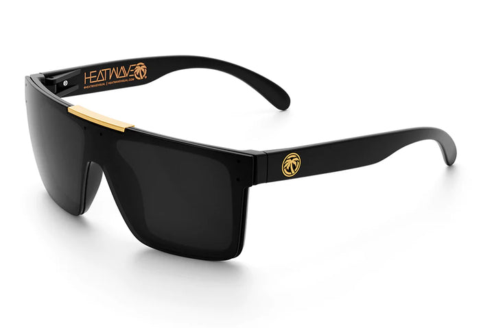 Heatwave QUATRO SUNGLASSES: BLACK/GOLD