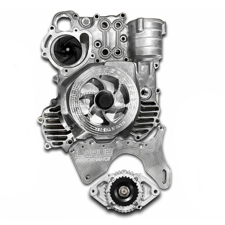 Can-Am X3 Maverick alternator kit LaRue Performance. Fix low voltage issues. Power all off-road UTV SXS accessories; lights, light bars, sound stereo systems, electronics etc. Made in the USA. Reliable connection. Bolt on billet kit. stator battery