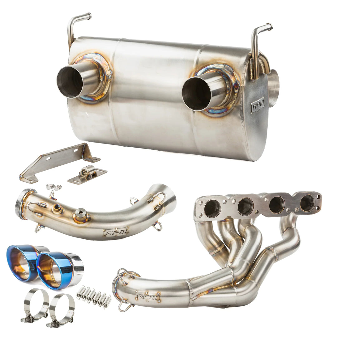 RPM SxS Kawasaki Teryx H2 2.5" Full Exhaust System with Chambered Muffler + Optional E-Valve
