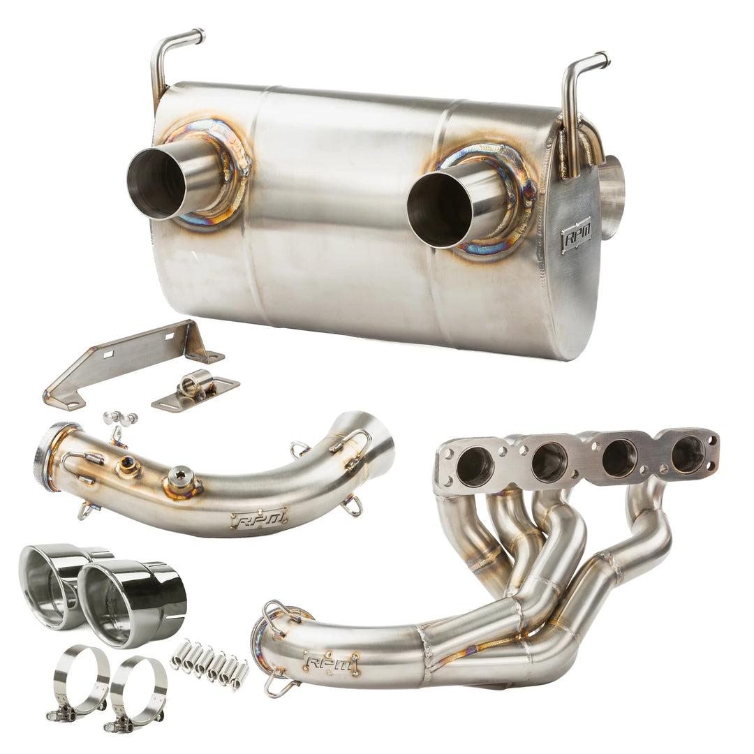 RPM SxS Kawasaki Teryx H2 2.5" Full Exhaust System with Chambered Muffler + Optional E-Valve
