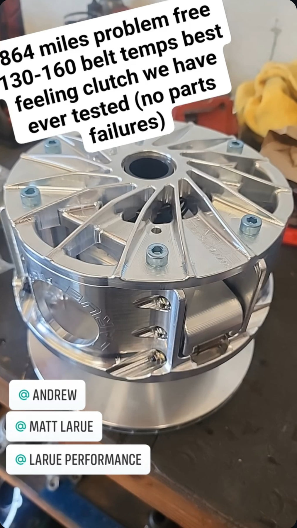 Polaris RZR Pro R Primary Billet Clutch – larueperformance.com