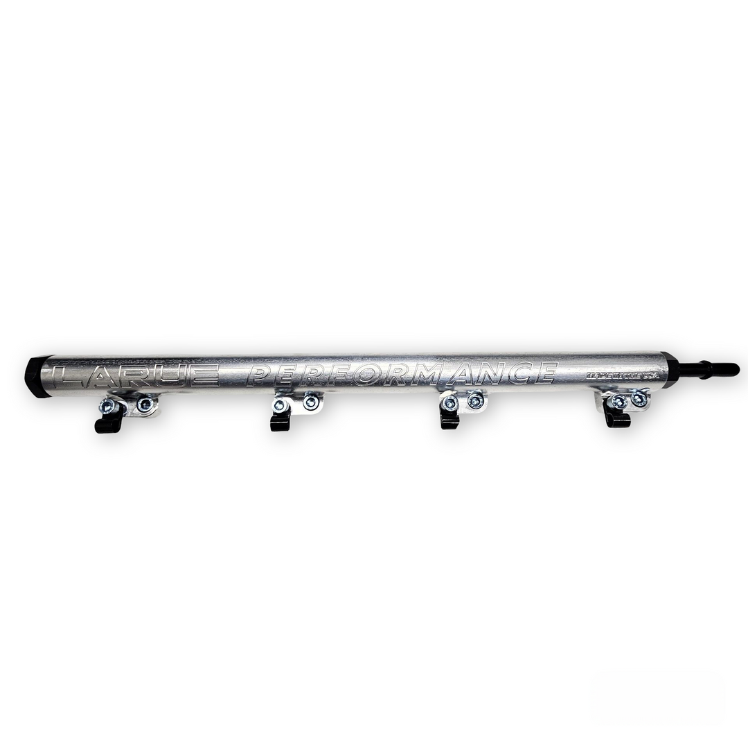LaRue Performance RZR PRO R 4 cylinder billet fuel rail with stock end fittings