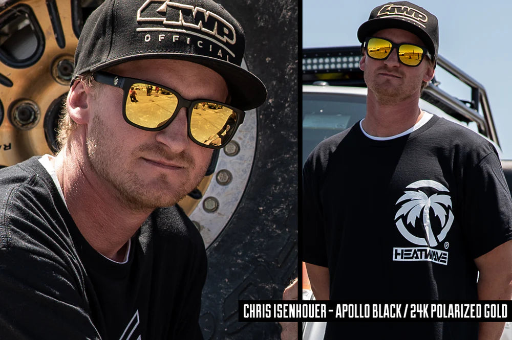Heatwave APOLLO SUNGLASSES: BLACK GOLD RUSH