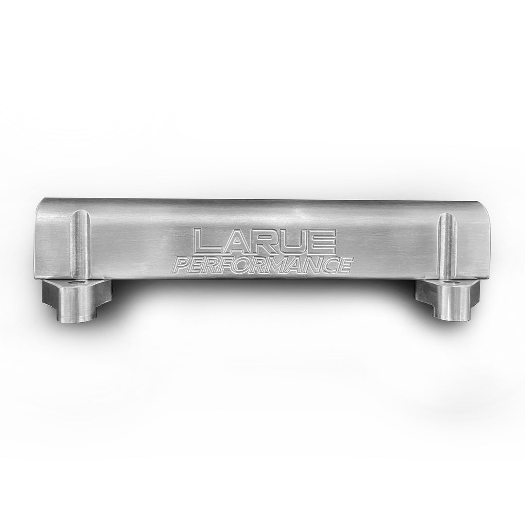 LaRue Performance Billet Fuel Rail Polaris RZR Turbo; XPT, XP Pro, Turbo S Threaded – 6 0RB Made for ID injectors Can Support up to 500 HP CAD designed & CNC machined in-house Made in the USA