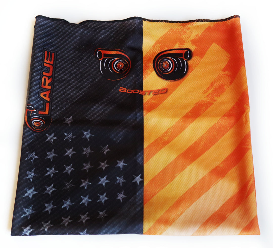 This neck gaiter is light weight and breathable. Made out of a stretchy slick performance material that wicks moisture.   Washable and Reusable   19" Long X 10" Wide
