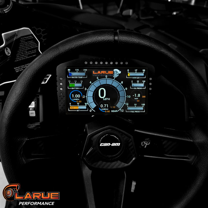 LaRue Performance Can-Am X3 dash and plug and play ECU. Engine management system with display. 
