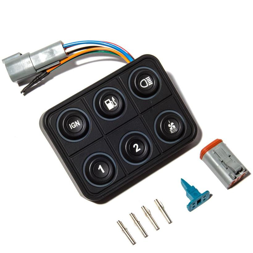Add-on for the LaRue Performance Stand-Alone ECU's (Polaris RZR - RS1, Yamaha YXZ, Wildcat XX) Extra wiring labor done in house (for plug and play) is included in the price. CAN Keyboards offer drivers control of key ECU and PMU functions. Can-Am X3 Maverick, Polaris RZR RS1 PRO Turbo S XPT, Yamaha YXZ, Textron Wildcat XX