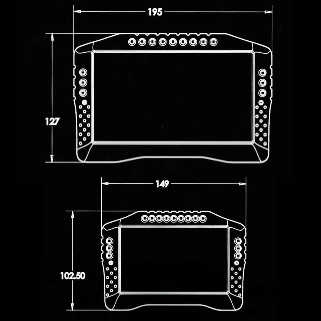 Add-on for the LaRue Performance Stand-Alone ECU's (Polaris RZR - RS1, Yamaha YXZ, Wildcat XX) Extra wiring labor done in house (for plug and play) is included in the price. ECUMASTER Racing Dash ADU Advanced Display Unit with Logging. Can-Am X3 Maverick, Polaris RZR RS1 PRO Turbo S XPT, Yamaha YXZ, Textron Wildcat XX