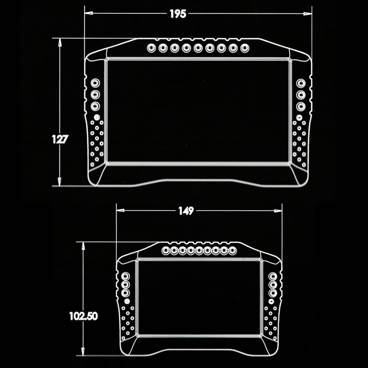 Add-on for the LaRue Performance Stand-Alone ECU's (Polaris RZR - RS1, Yamaha YXZ, Wildcat XX) Extra wiring labor done in house (for plug and play) is included in the price. ECUMASTER Racing Dash ADU Advanced Display Unit with Logging. Can-Am X3 Maverick, Polaris RZR RS1 PRO Turbo S XPT, Yamaha YXZ, Textron Wildcat XX