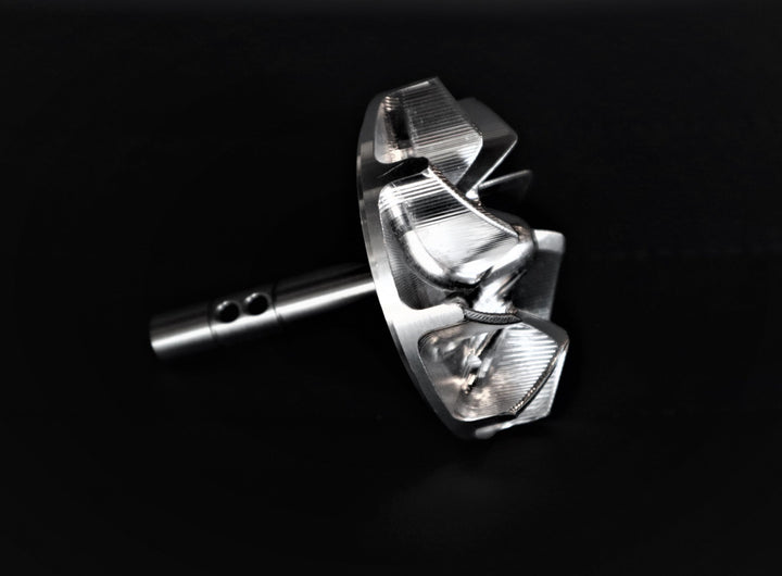 Textron Wildcat XX Yamaha YXZ water pump impeller 6061 Billet Aluminum CNC Machined Water Pump Impeller Precision Ground 416 Stainless Steel Impeller Shaft Threaded Shaft To Drive Water Pump Impeller - No Pin To Break Like OEM Impeller Used By Robby Gordon Race Team - LaRue Performance