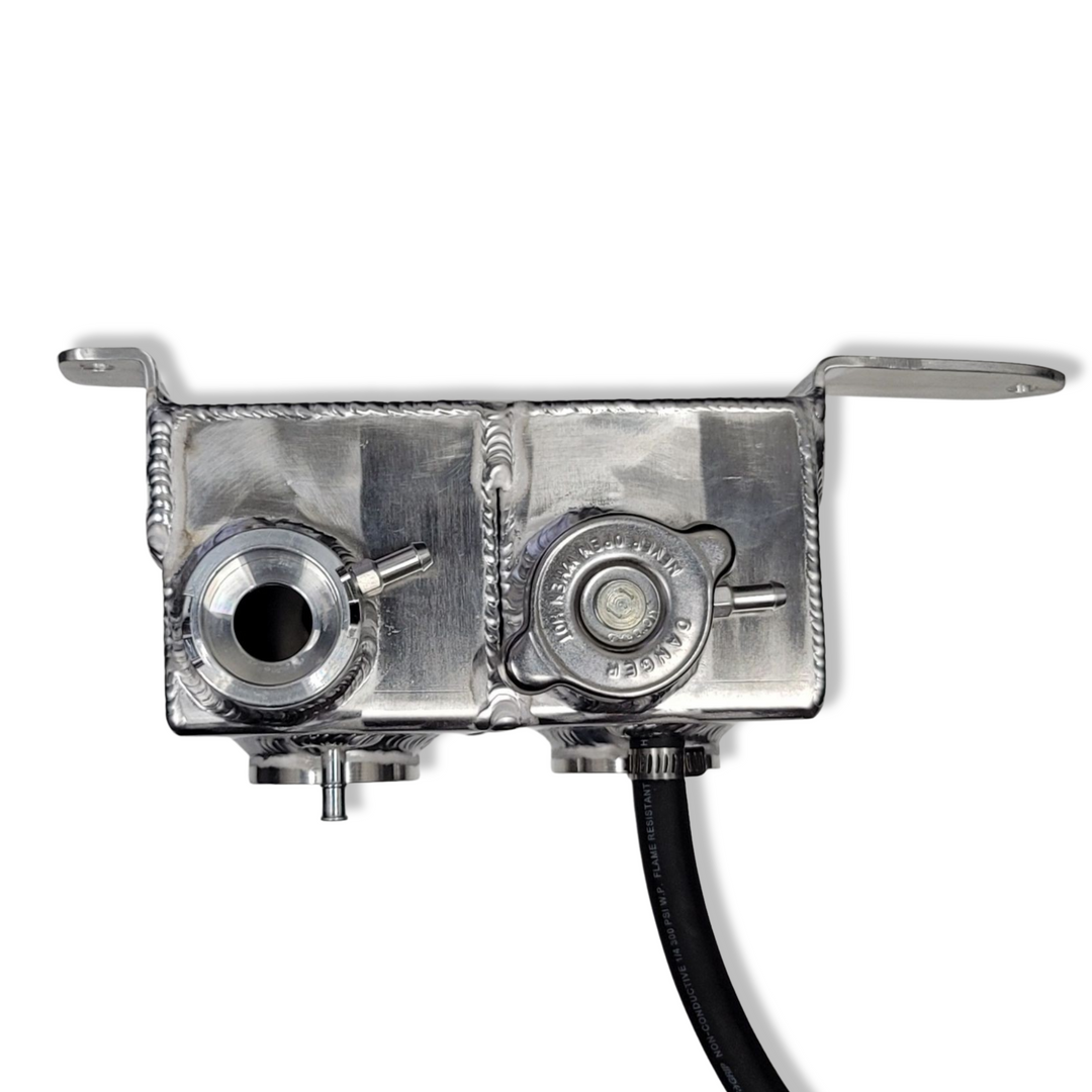 Polaris RZR XPT LaRue Performance coolant tank. Prevent overheating.